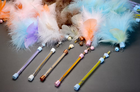 Feather Duster Cat Teaser Wand