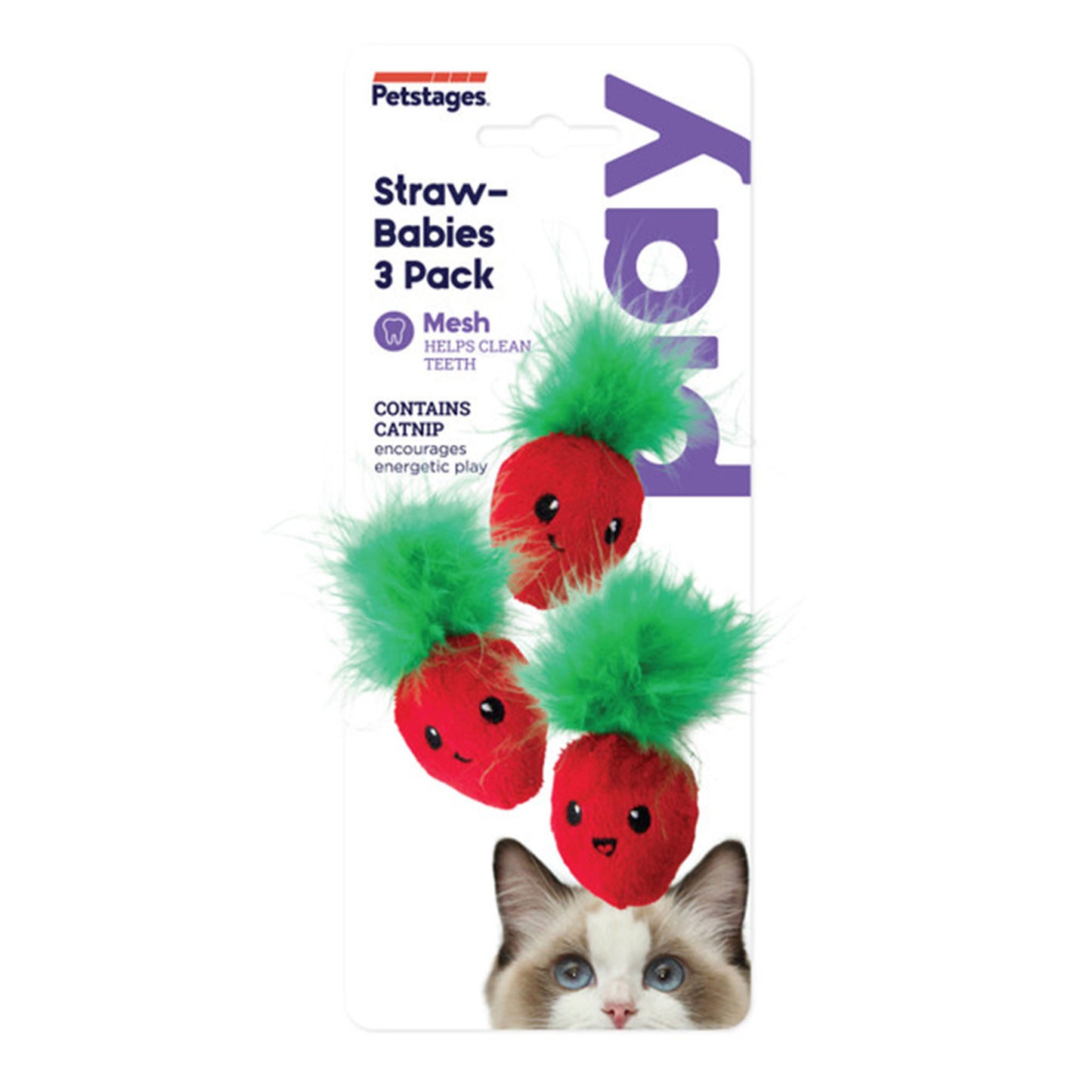 Petstages Cat Toy Strawbabies