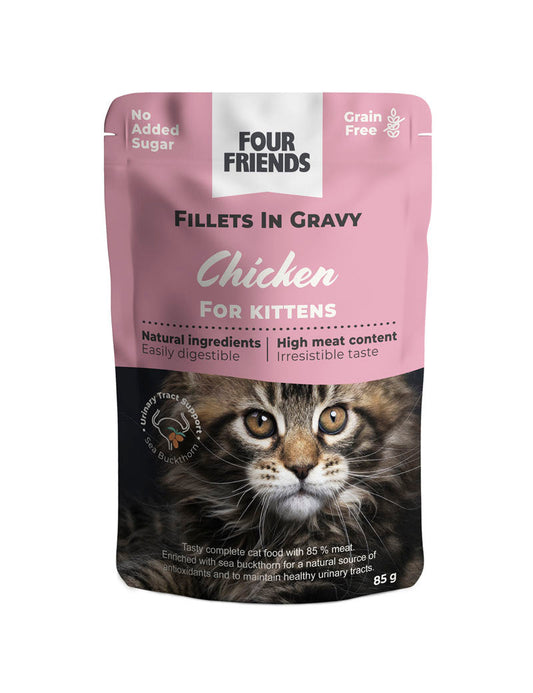 Four Friends Wet Food Pouch Gravy