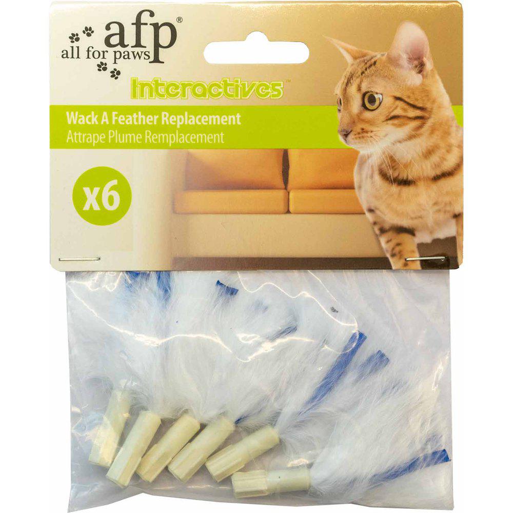 All For Paws Interactive Cat Toy Feather Replacement Wack 'A' Feather