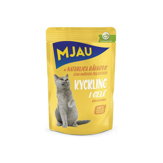 Mjau Cat Wet Food in Jelly