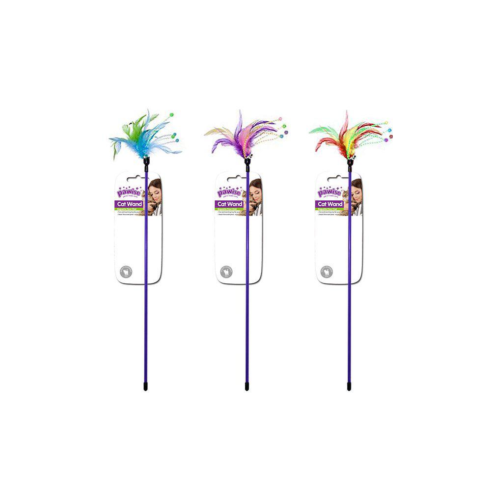 Pawise Kattvippa med fjädrar