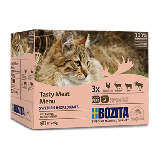 Bozita Cat Wet Food Pouch Multibox Jelly