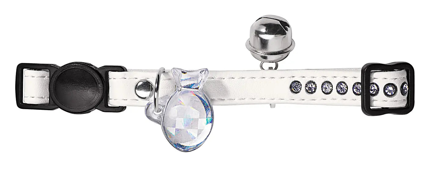 Modern Art Luxus Cat Collar with Bell and Charm