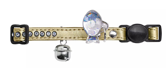 Modern Art Luxus Cat Collar with Bell and Charm