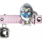 Modern Art Luxus Cat Collar with Bell and Charm