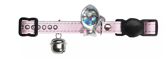 Modern Art Luxus Cat Collar with Bell and Charm