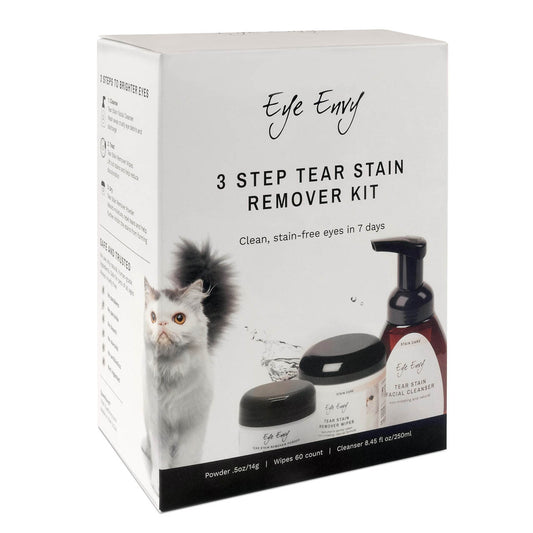 3-Step Tear Stain Remover Kit for Cats