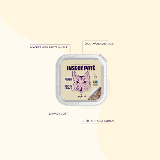 Pet Good Cat Wet Food Insect Protein Paté Tins