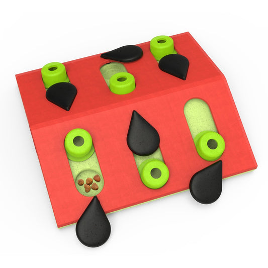 Petstages Cat Puzzle & Play Melon Madness