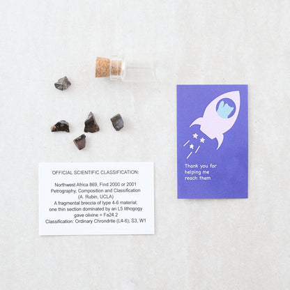 Super Star Teacher Meteorite Gift In A Matchbox