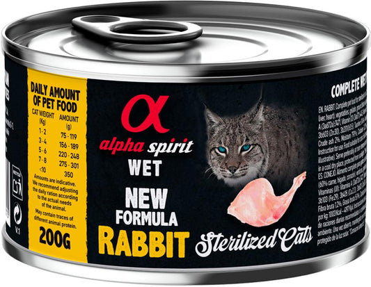 Alpha Spirit Cat Wet Food Can Sterilized