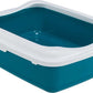 Cat Litter Box Classic with Border, 47 x 37 x 15 cm