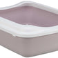 Cat Litter Box Classic with Border, 47 x 37 x 15 cm