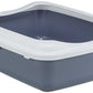 Cat Litter Box Classic with Border, 47 x 37 x 15 cm