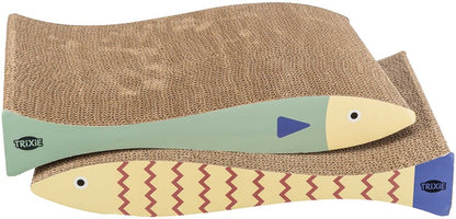 Corrugated Cat Scratching Board Fish 2-pack