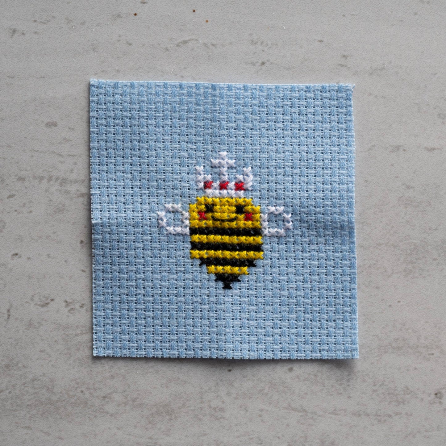 Kawaii Queen Bee Mini Cross Stitch Kit