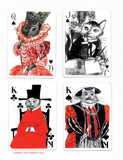 Kitten Club Playing Cards