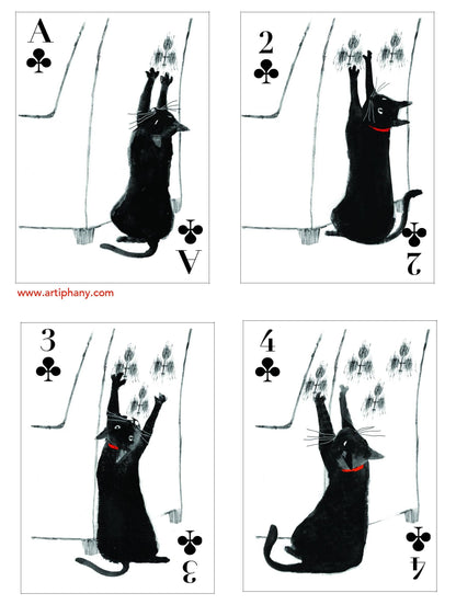 Kitten Club Playing Cards