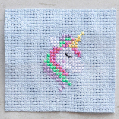 Kawaii Unicorn Mini Cross Stitch Kit