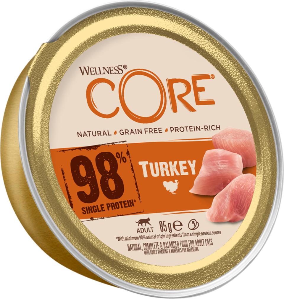 Core Cat Wet Food 98% Protein Paté Tins