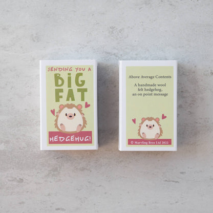 Sending You A Hedgehug In A Matchbox