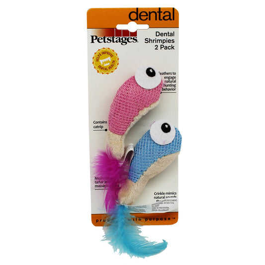 Petstages Cat Toy Dental Shrimpies