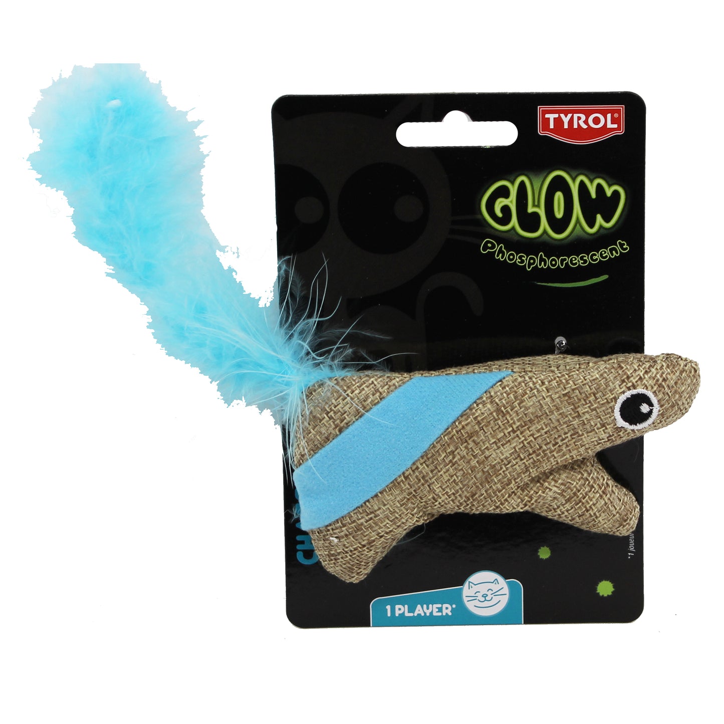 Tyrol Cat Toy Glow Squirrel