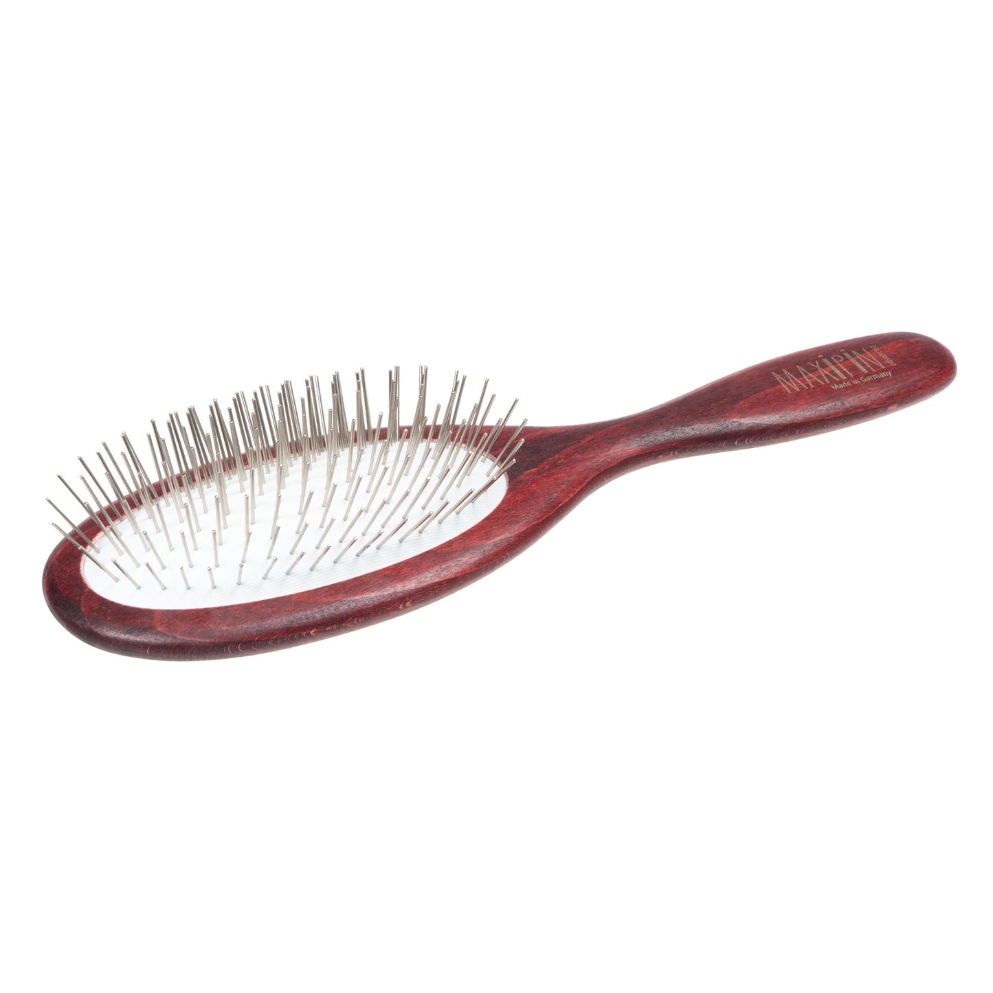 MaxiPin Oval Wooden Steel Pin Brush