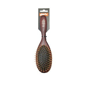 MaxiPin Oval Wooden Brush with Wooden Pins