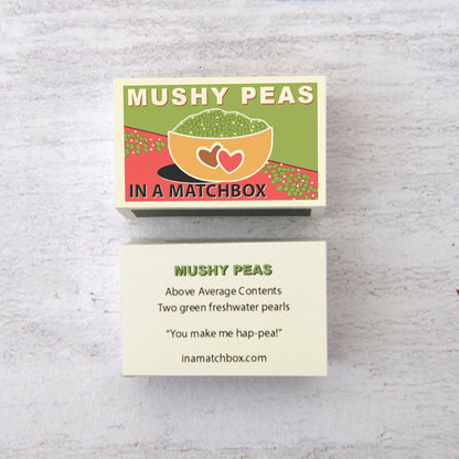 Mushy Peas Pearls Gift In A Matchbox