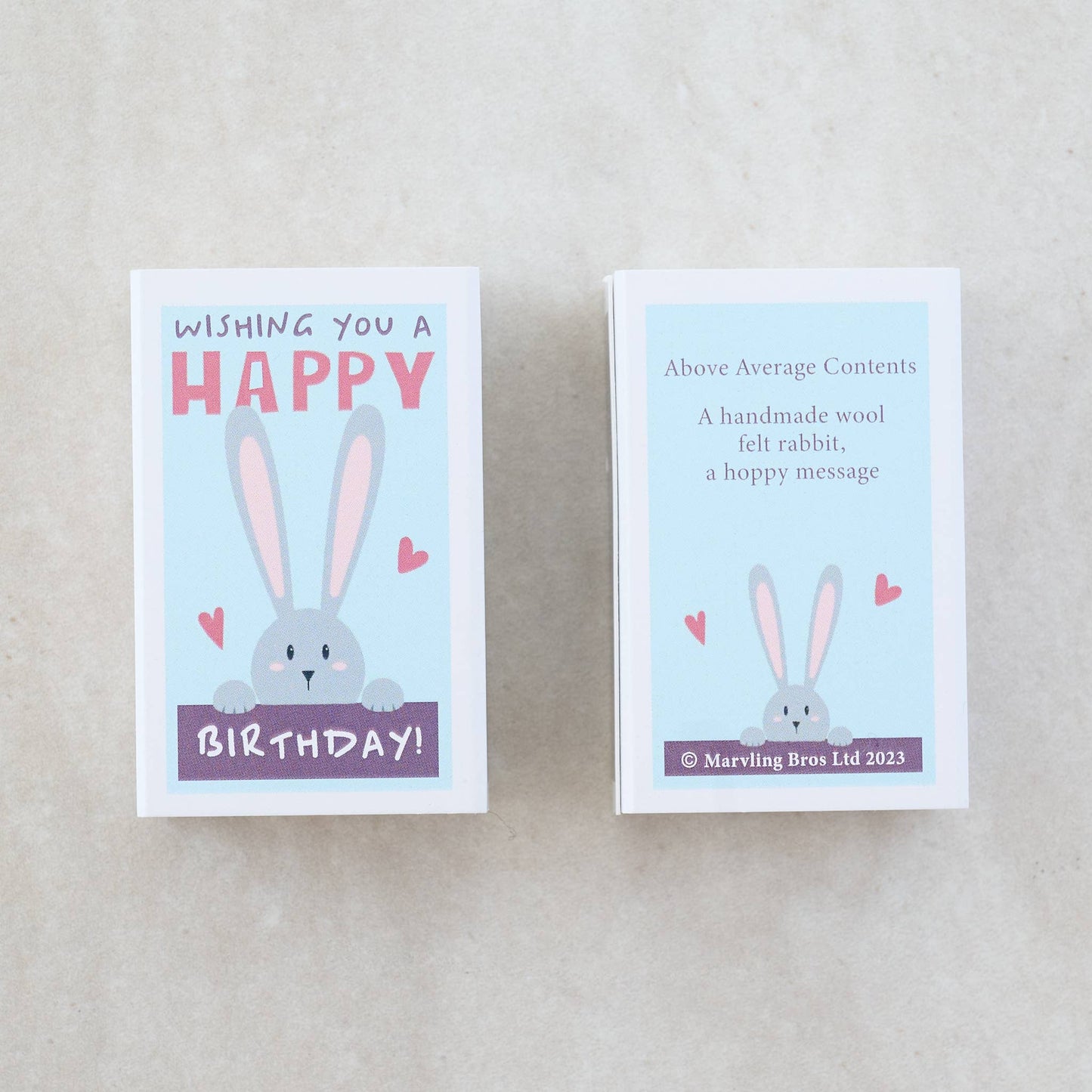 Happy Birthday Another Grey Hare In A Matchbox