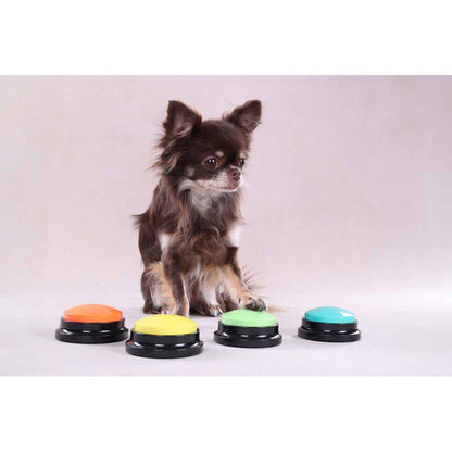 Flamingo Interactive Dog Toy Audio Command Button