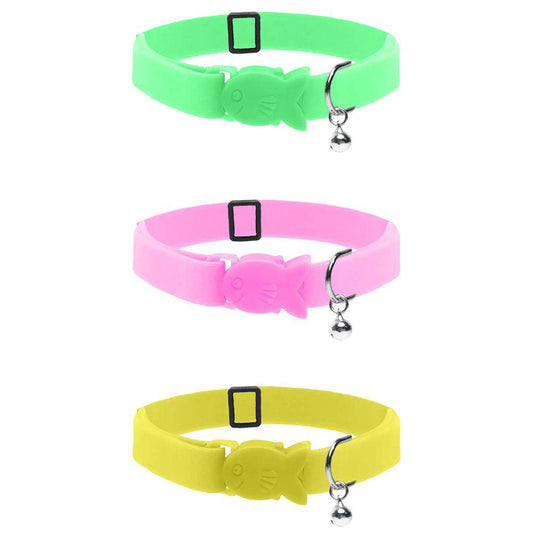 Halsband Neopren Mixneonfärg