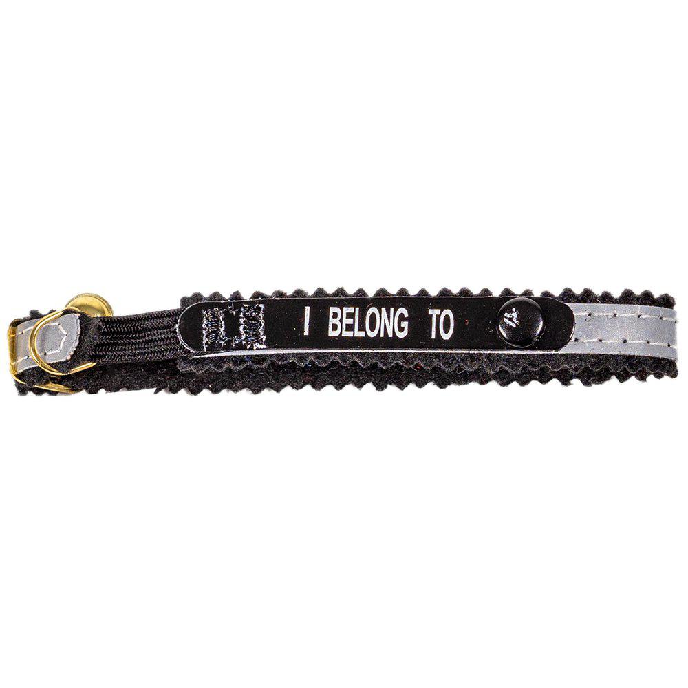 Lined Cat Collar Reflex I Belong To