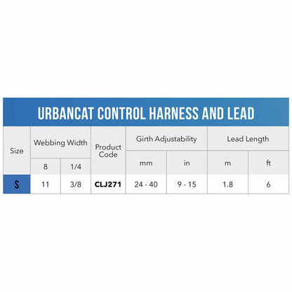 Rogz Urbancat Cat Harness with Leash