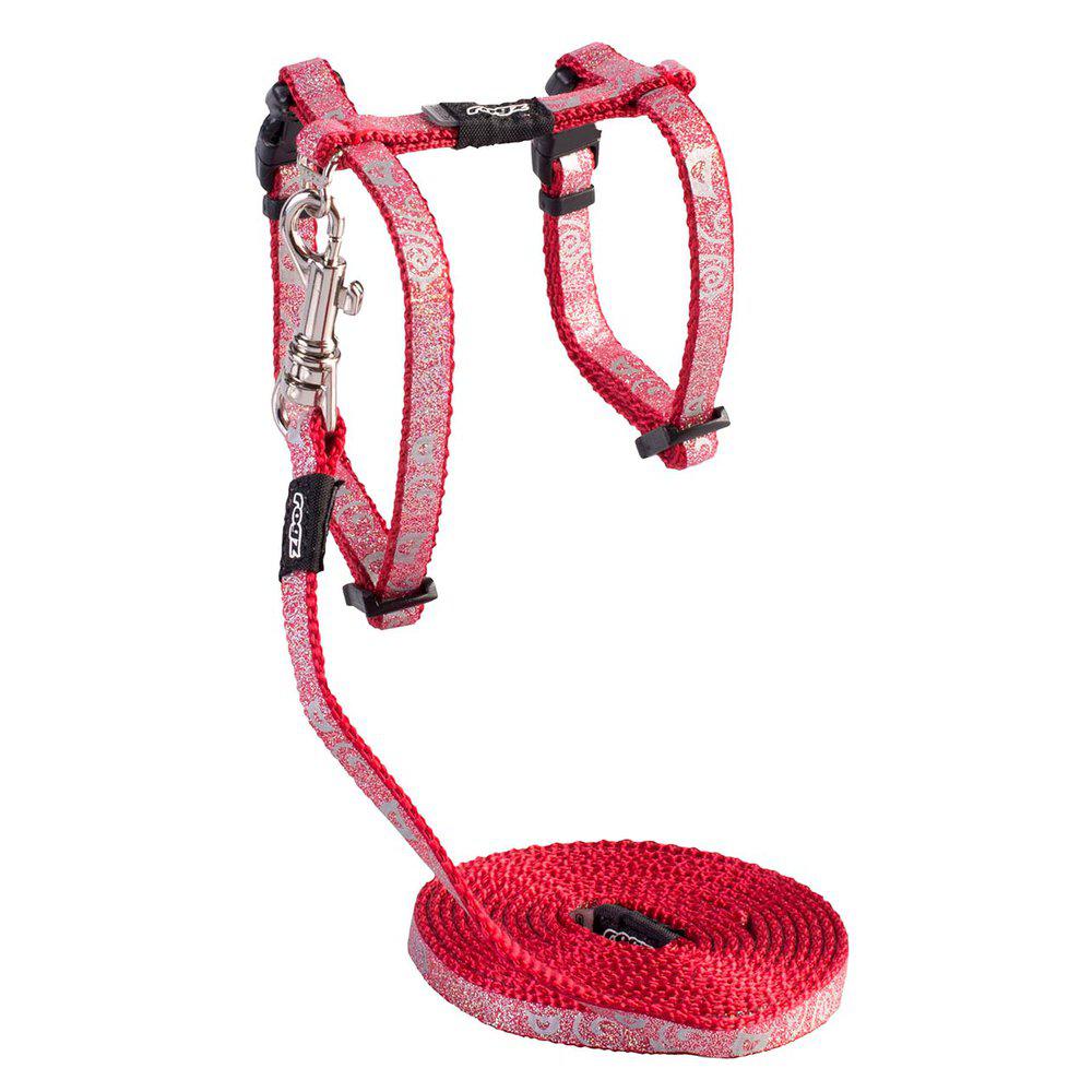 Rogz Sparklecat Cat Harness with Leash