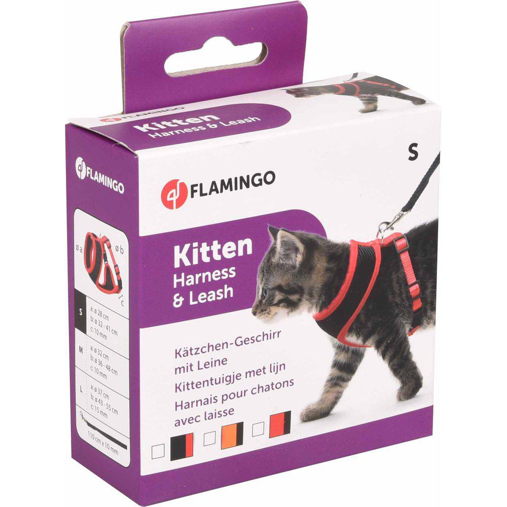 Soft Cat Harness Net with Leash