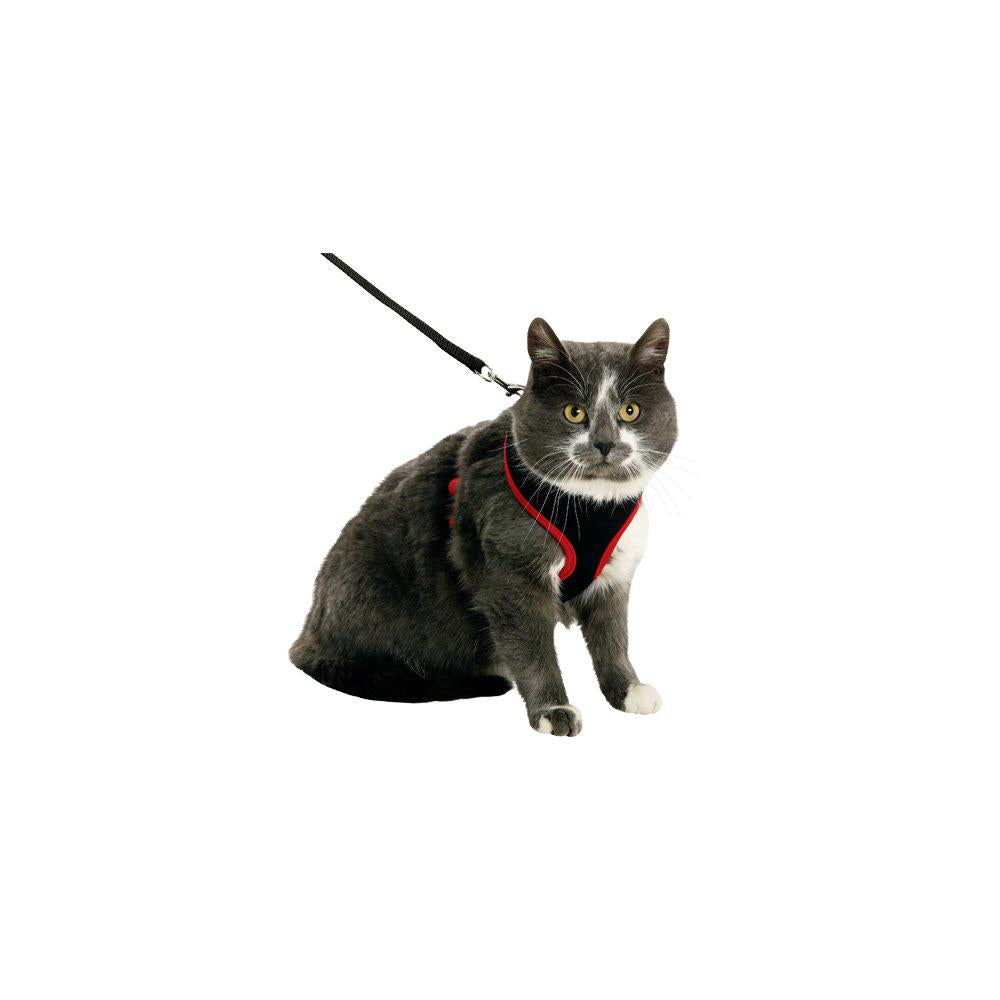 Soft Cat Harness Net with Leash