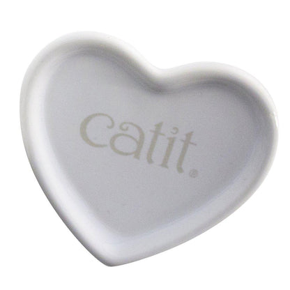 Catit Ceramic Heart Inclined Bowl