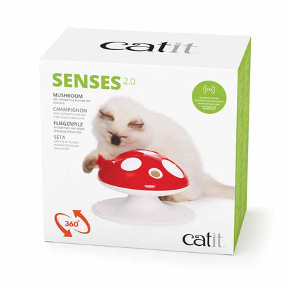 Catit Interactive Cat Toy Senses 2.0 Mushroom