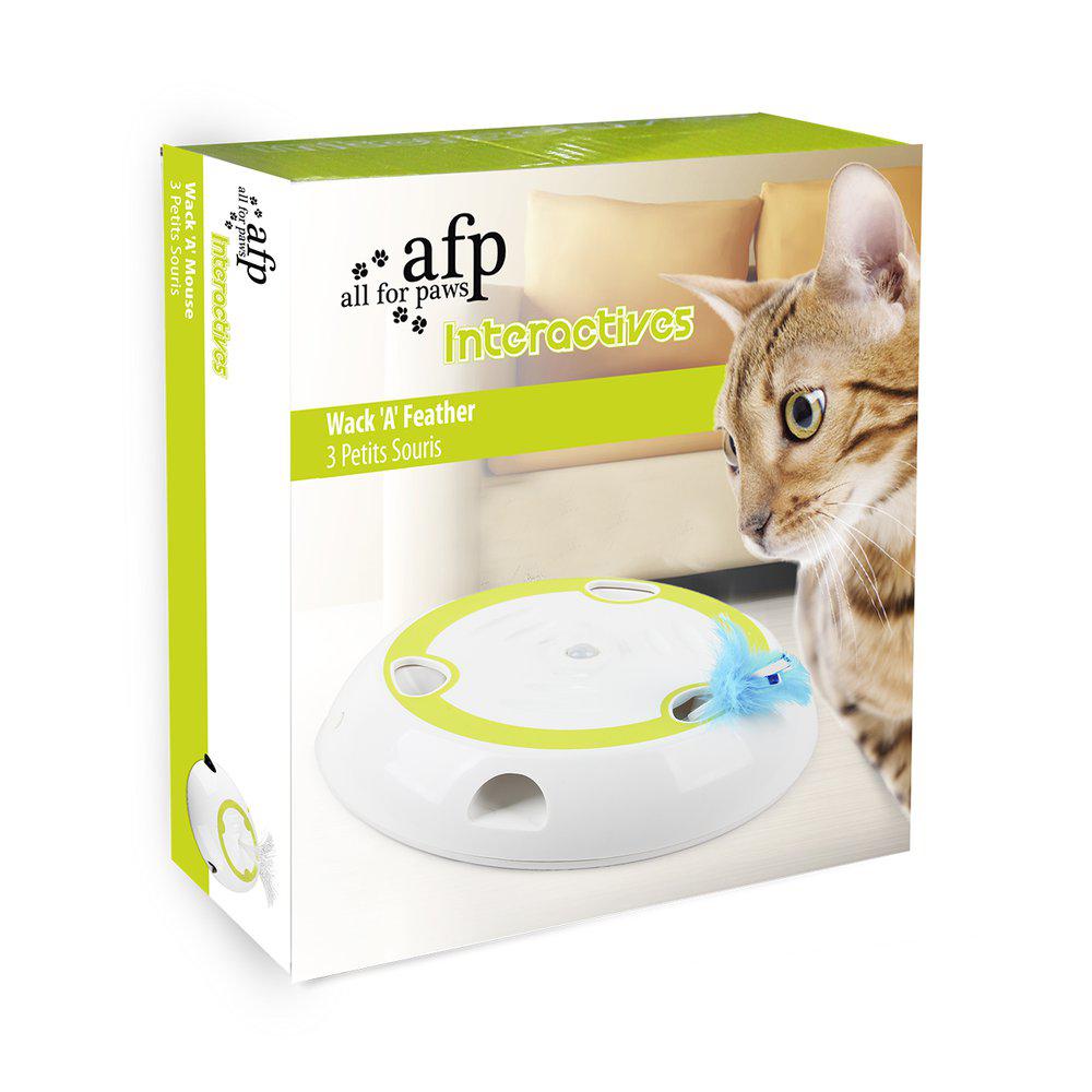 Interactive Cat Toy Wack'a'feather