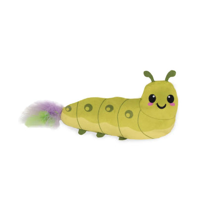 Catstages Wiggle Worm Flopping Toy Green