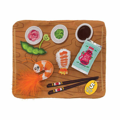 KONG Interactive Cat Toy Pull-A-Partz Sushi