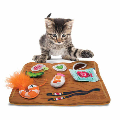 KONG Interactive Cat Toy Pull-A-Partz Sushi