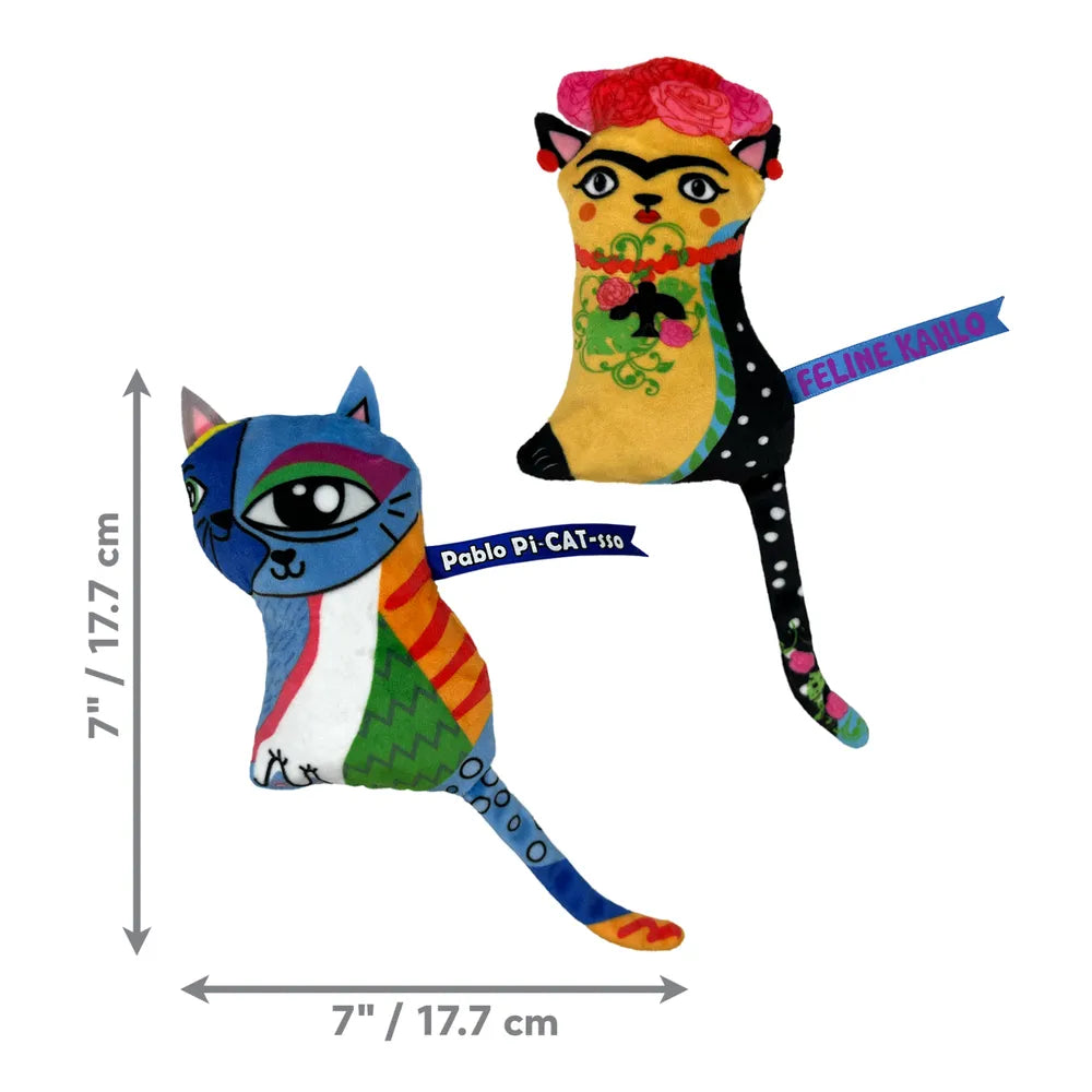 Kong Cat Artz Kahlo / Picasso 2-pack