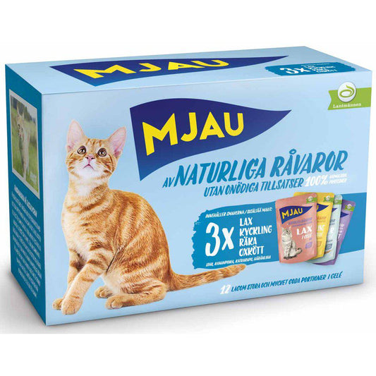 Mjau Cat Wet Food in Jelly