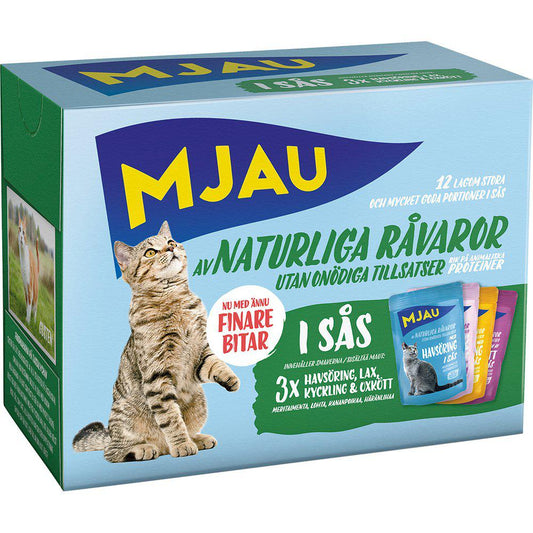 Mjau Cat Wet Food in Sauce