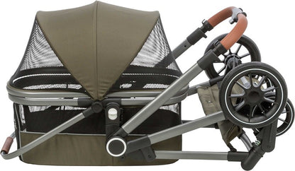 Djurvagn Buggy, 56 × 101 × 100 cm, 7,5 kg, olivgrön
