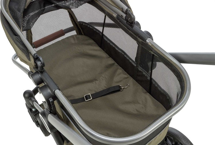Djurvagn Buggy, 56 × 101 × 100 cm, 7,5 kg, olivgrön